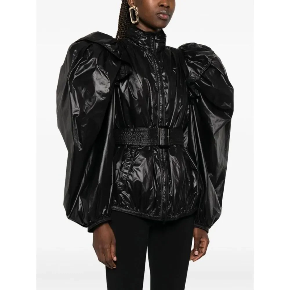 Saint Laurent Black Jackets - Puffer Jackets Women - Picture 4 of 5